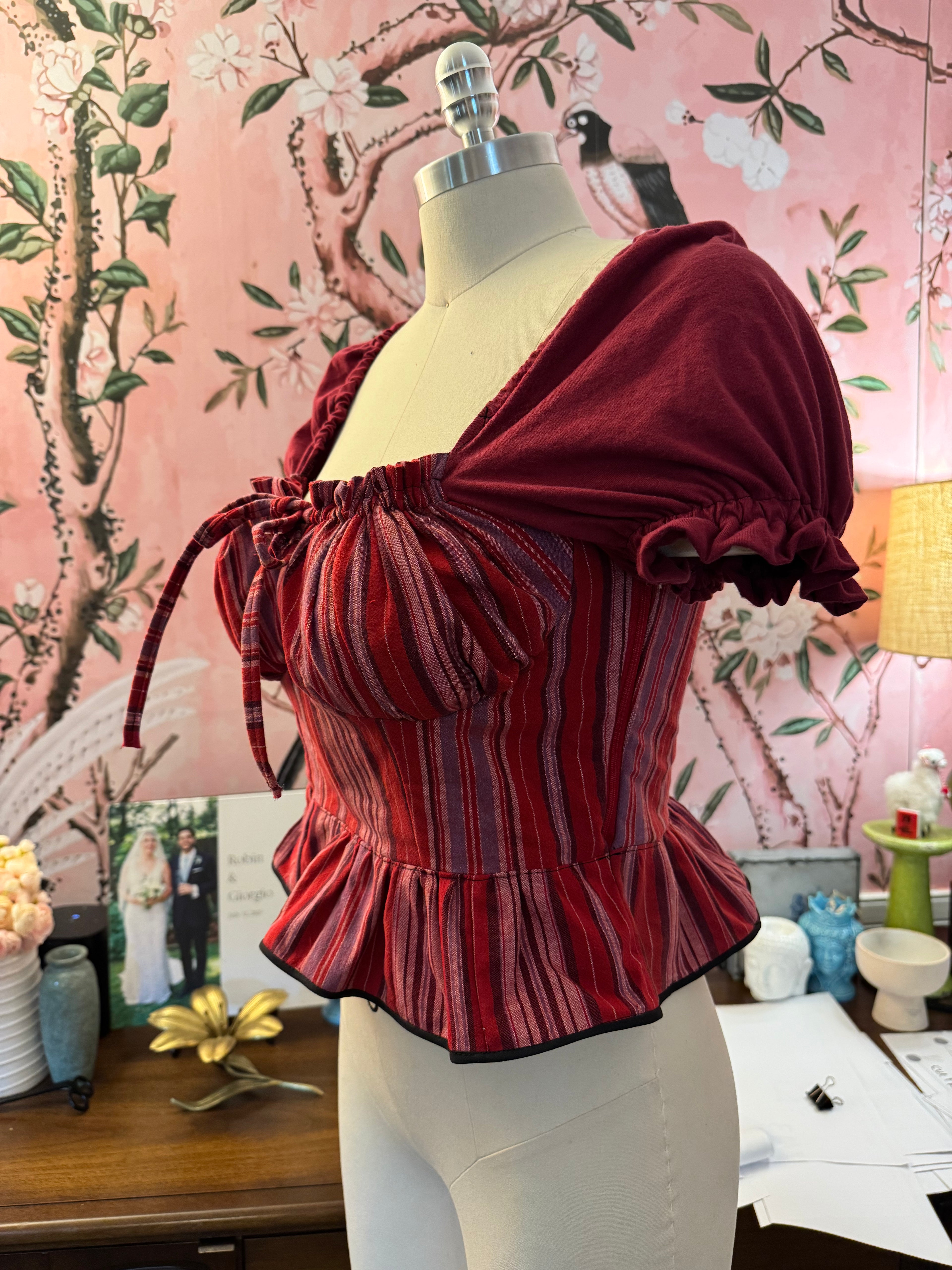 The Chastain Rufflepuff top - ATL Tho Reworked