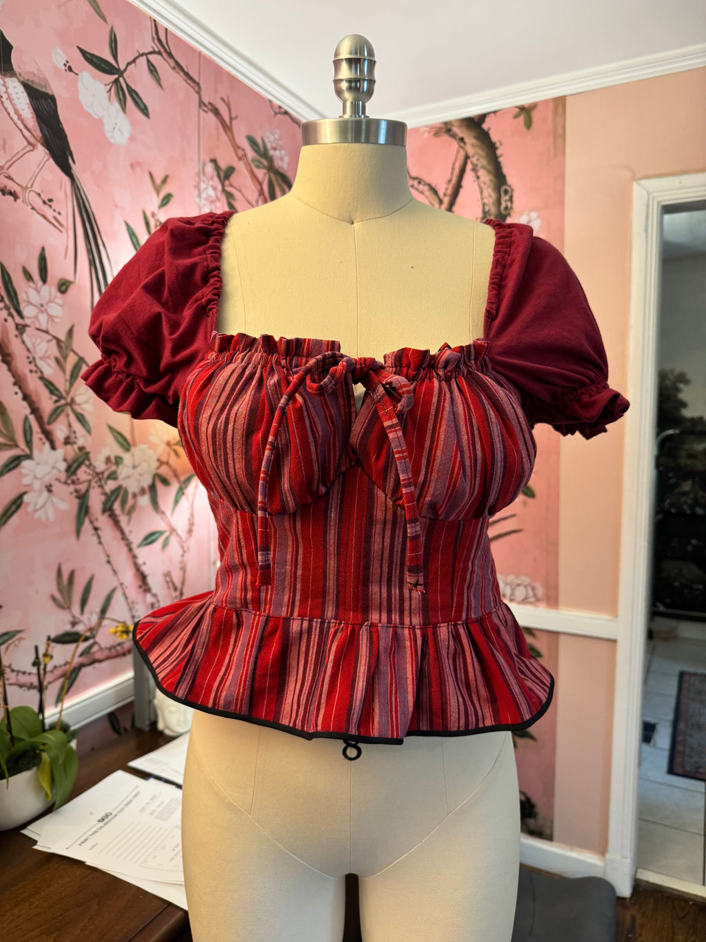 The Chastain Rufflepuff top - ATL Tho Reworked