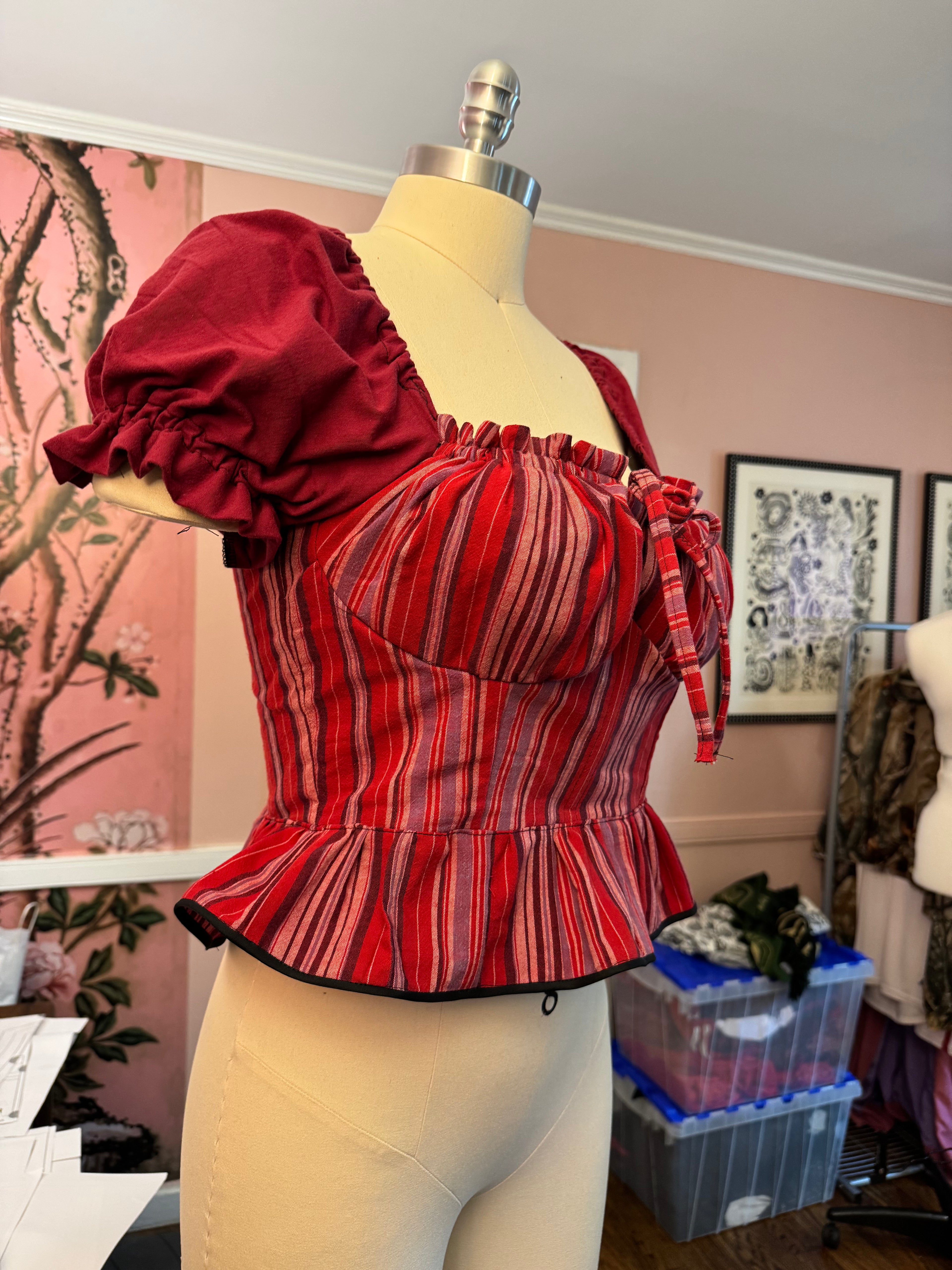 The Chastain Rufflepuff top - ATL Tho Reworked