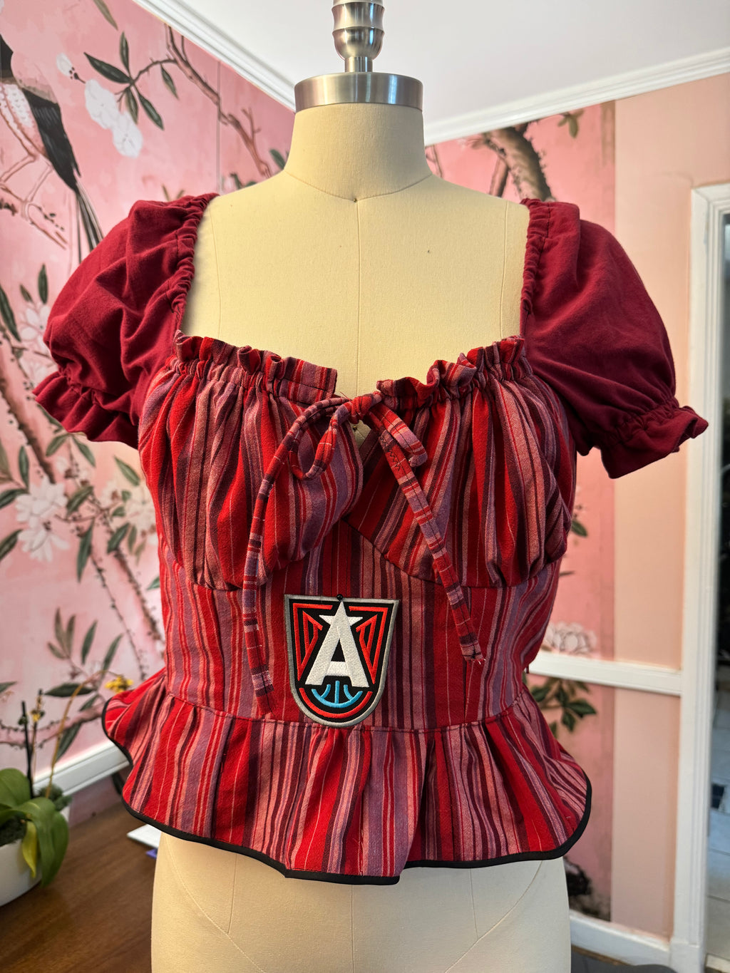 The Chastain Rufflepuff top - ATL Tho Reworked
