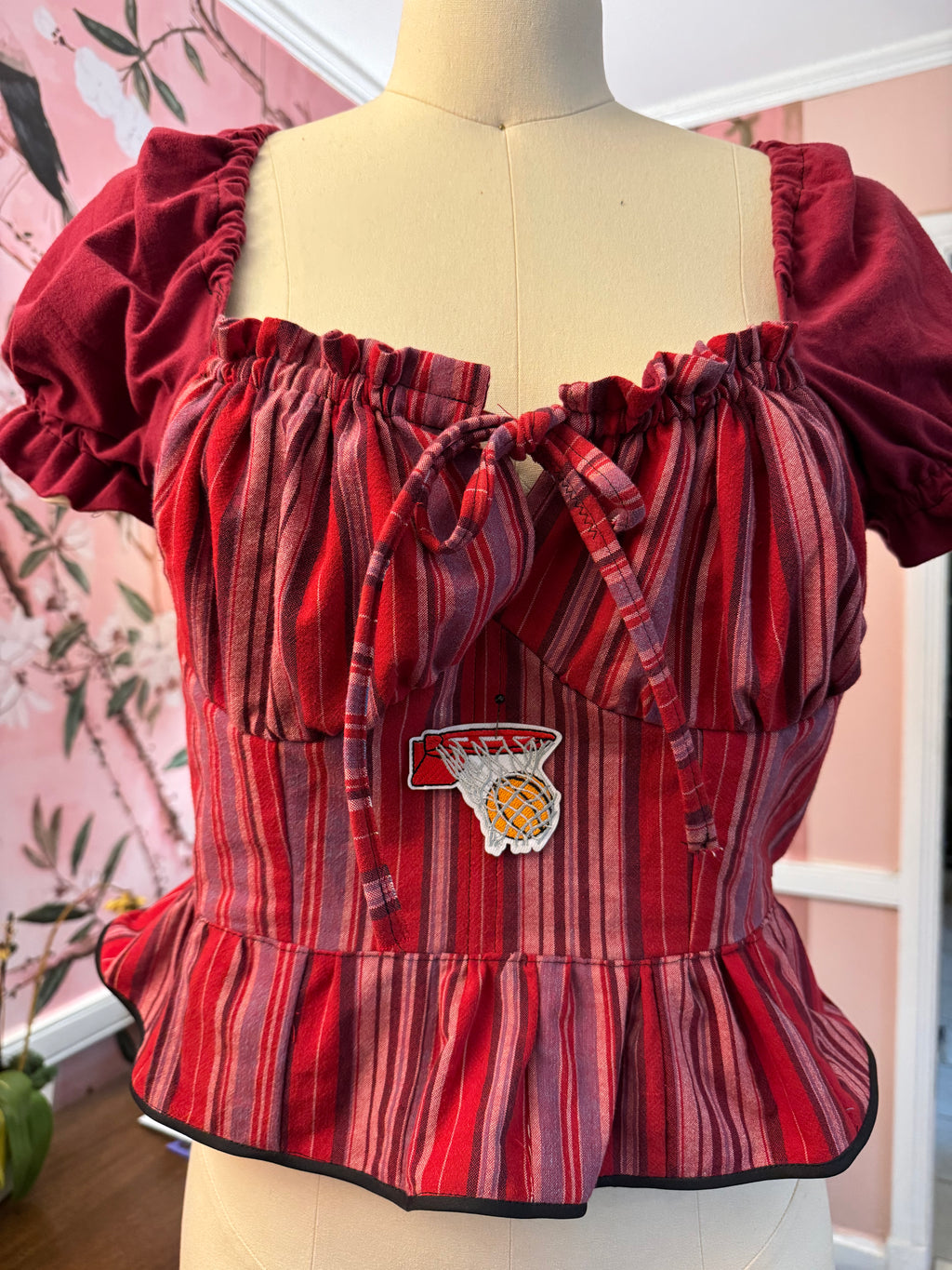 The Chastain Rufflepuff top - ATL Tho Reworked