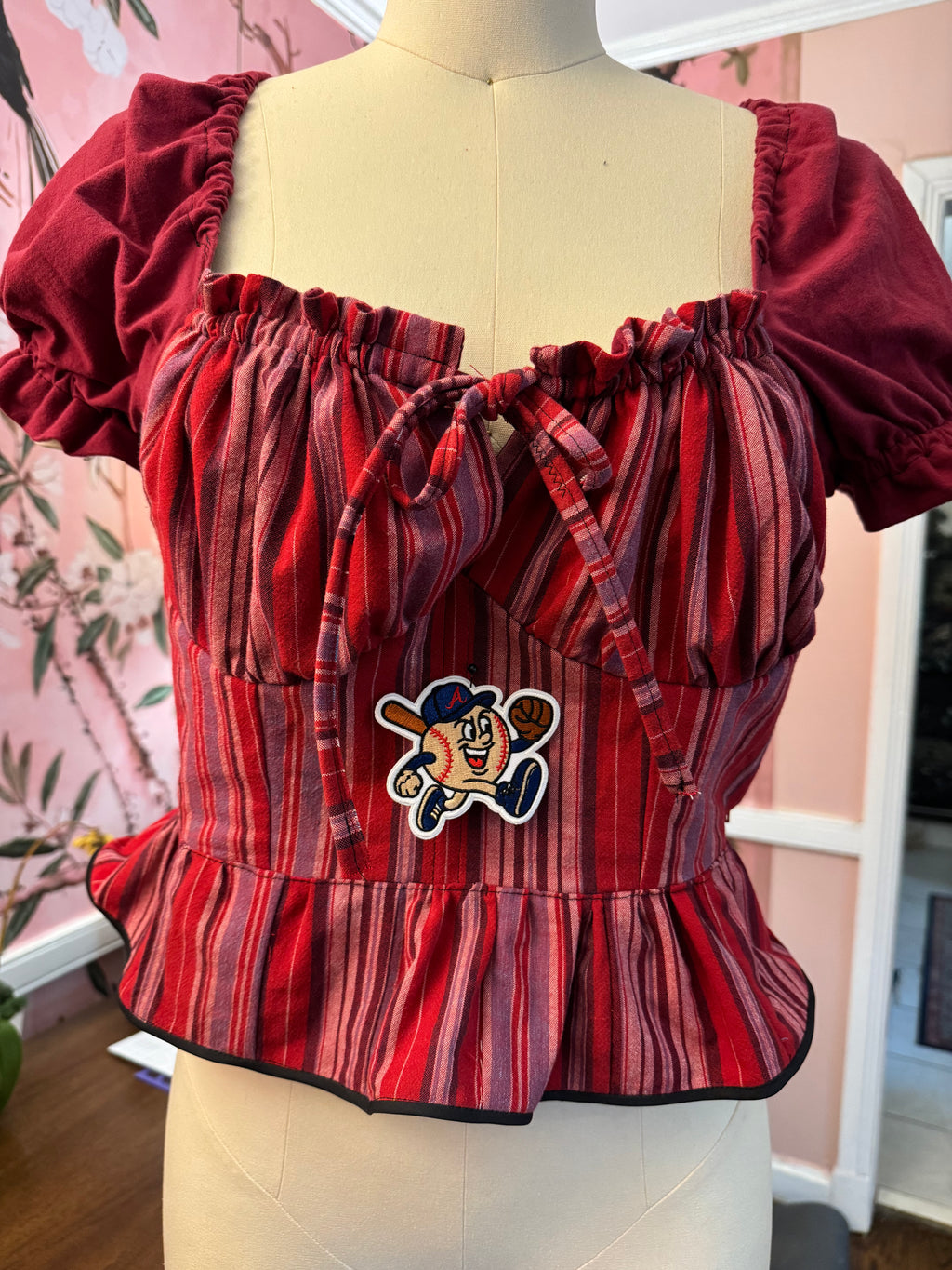 The Chastain Rufflepuff top - ATL Tho Reworked
