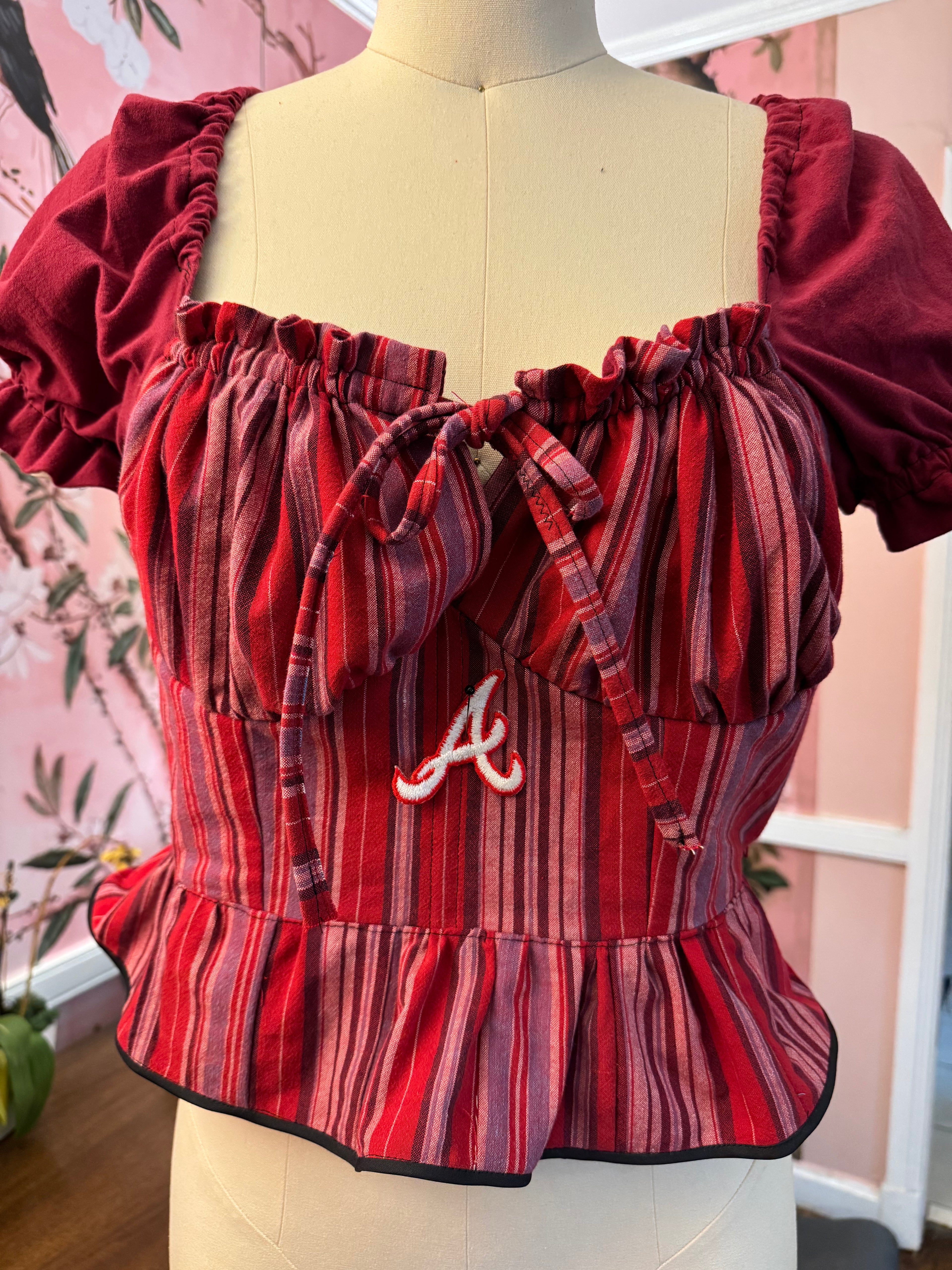 The Chastain Rufflepuff top - ATL Tho Reworked