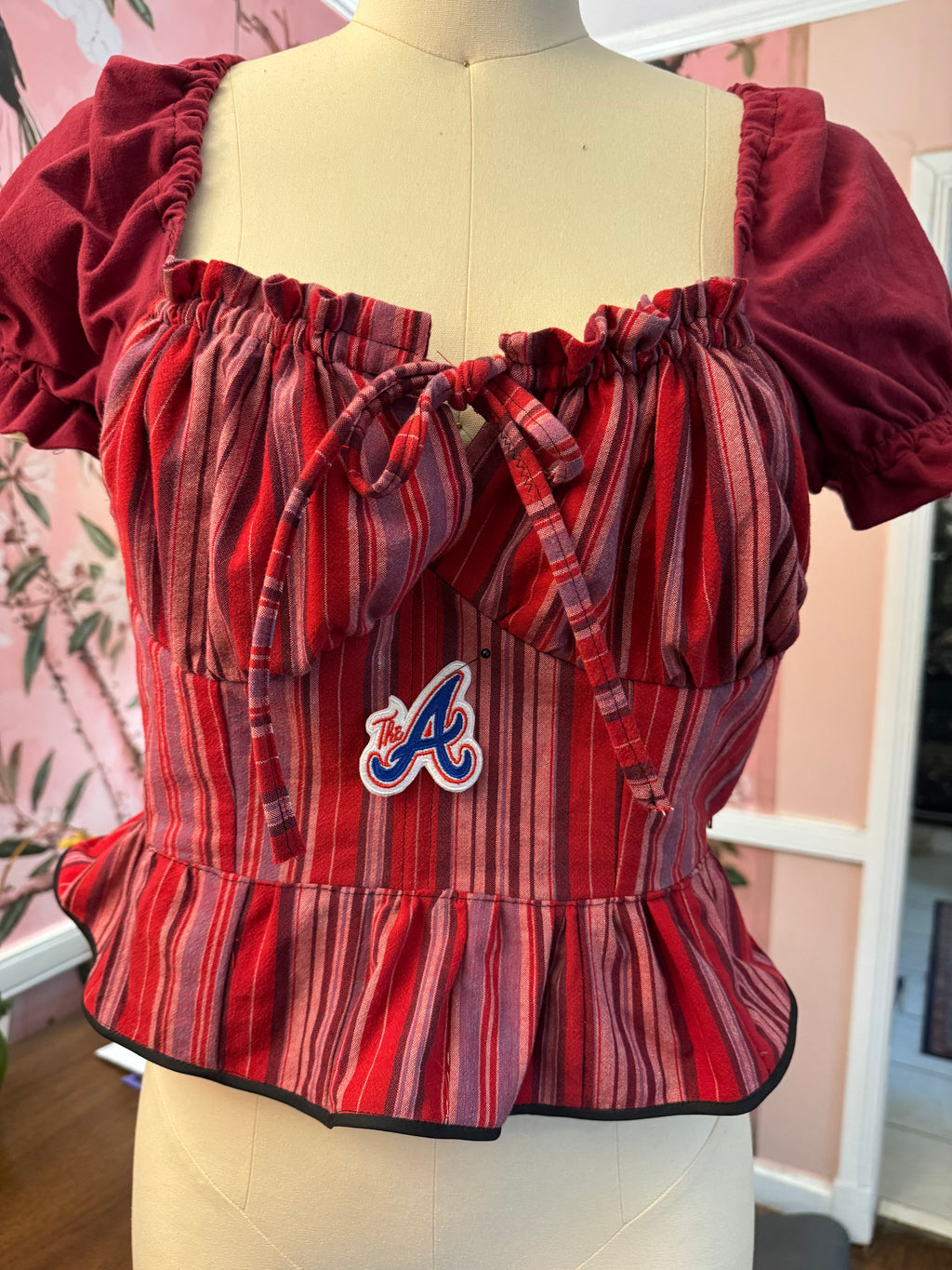 The Chastain Rufflepuff top - ATL Tho Reworked