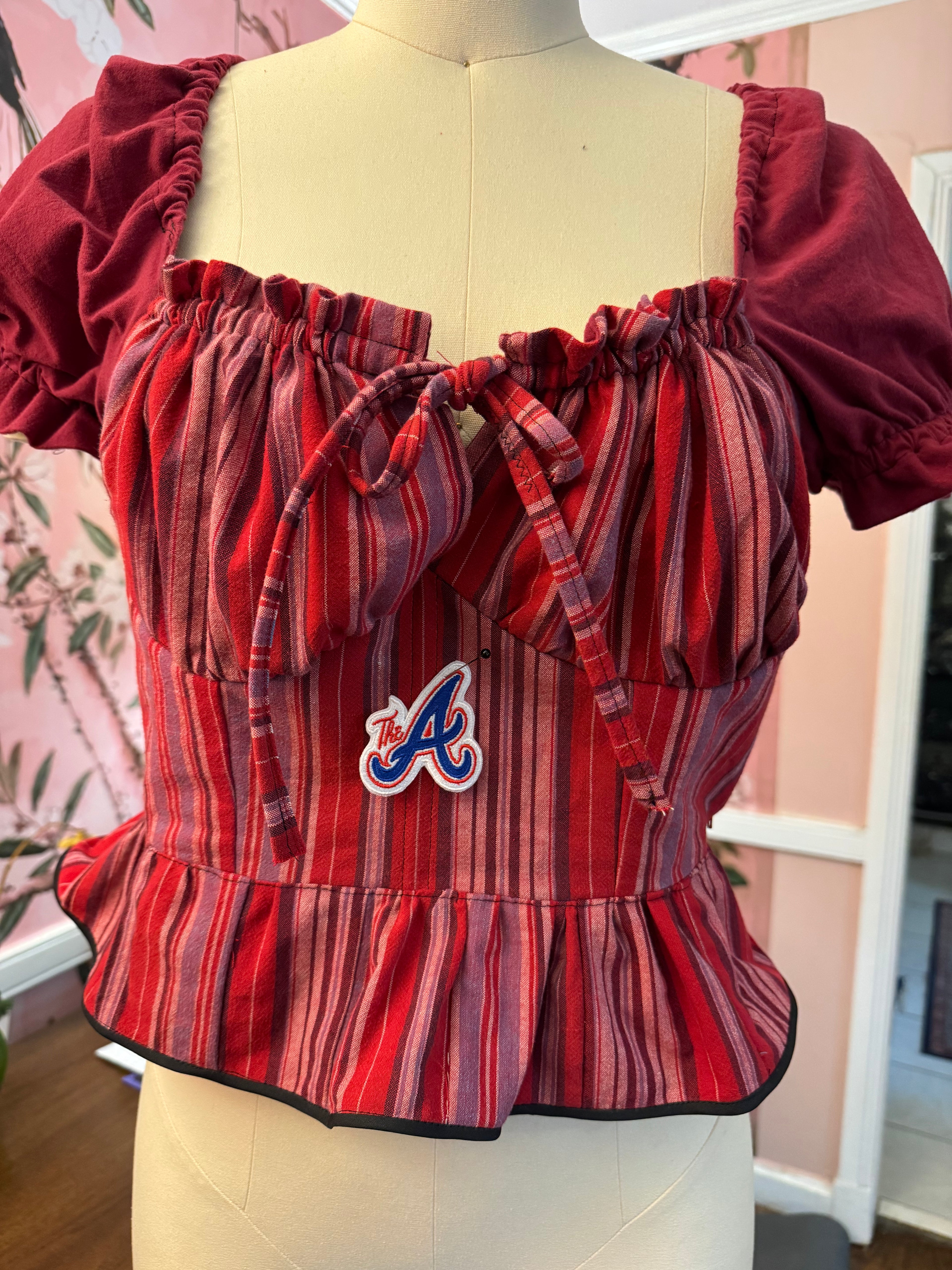 The Chastain Rufflepuff top - ATL Tho Reworked