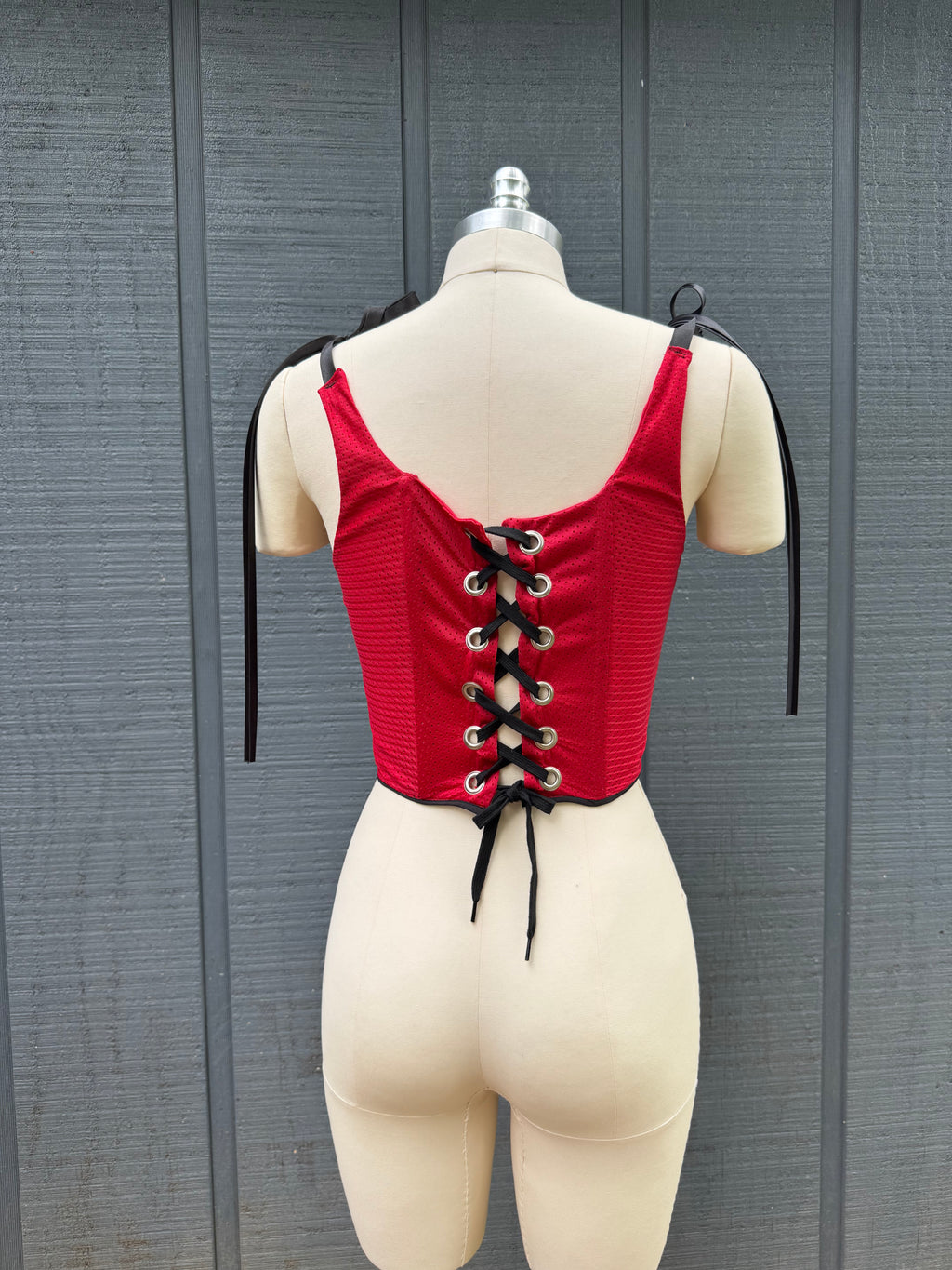 Atlanta Falcons Edgewood Corset Top - ATL Tho Reworked