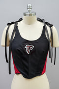 Atlanta Falcons Edgewood Corset Top - ATL Tho Reworked
