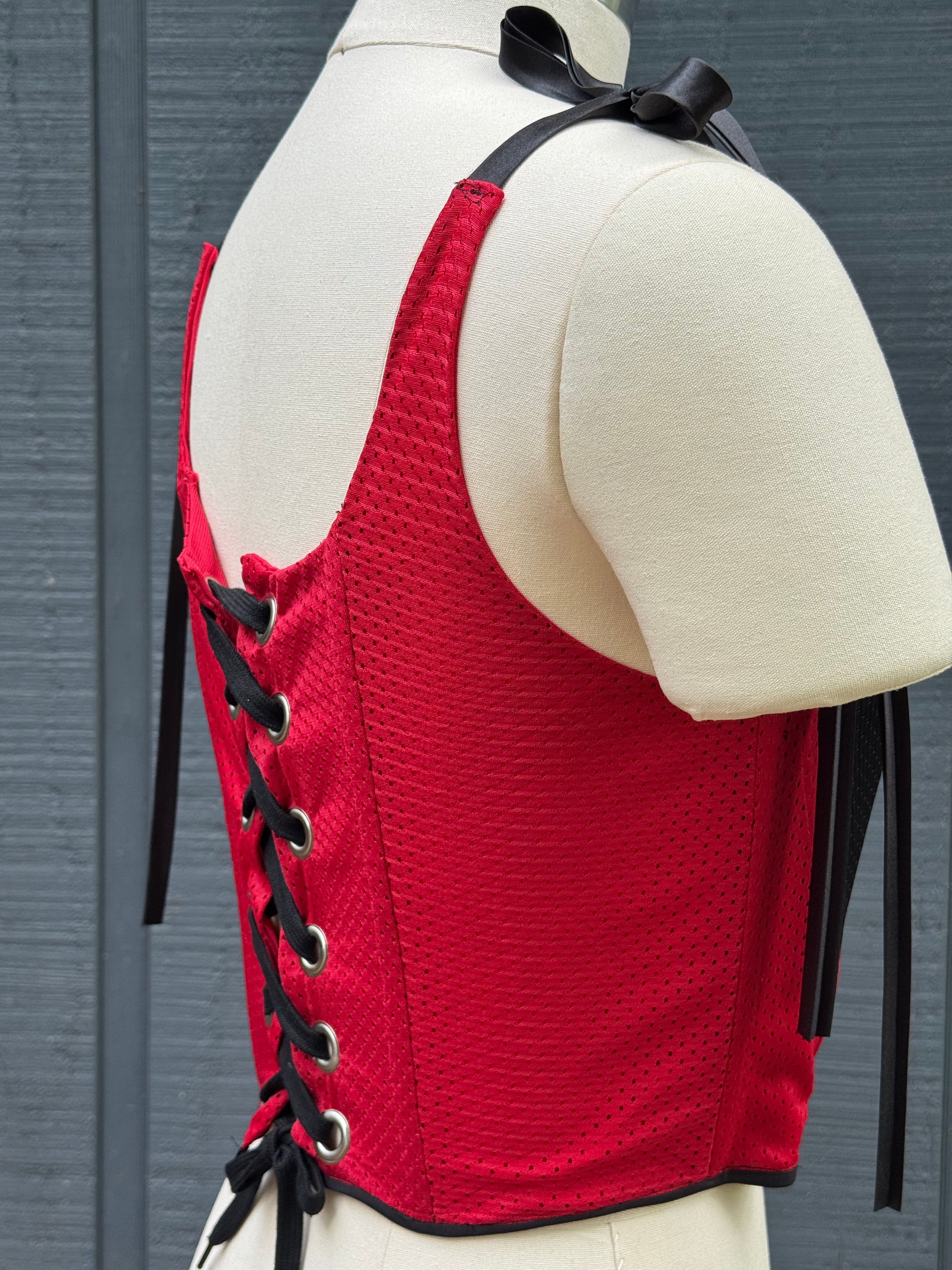 Atlanta Falcons Edgewood Corset Top - ATL Tho Reworked